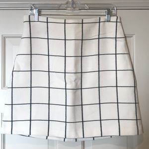 H&M checkered skirt